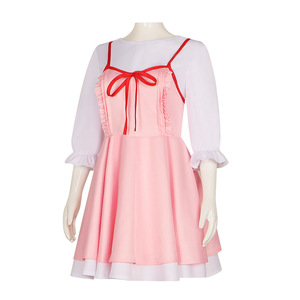 Robe de cosplay rose Kaori Miyazono, tenue décontractée et mignonne inspirée de l'anime Your Lie in April - Product Image 4