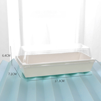 Boîtes à donuts personnalisées Mochi Bakery avec couvercle transparent, gaufrage et emballage pour sushis - OEM/ODM disponible