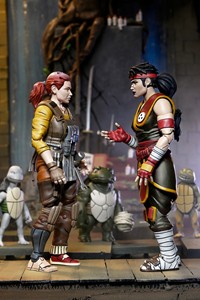 Neca <span class=keywords><strong>Teenage</strong></span> Mutant <span class=keywords><strong>Ninja</strong></span> <span class=keywords><strong>Turtles</strong></span> The Last Ronin The Lost <span class=keywords><strong>Years</strong></span> Grammy April et Casey Marie avec figurines Baby <span class=keywords><strong>Turtles</strong></span> - Product Image 1