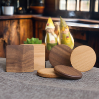 Sous-Verres Personnalisés pour Boissons Café Tasses Palettes et Tasses à Thé – Sous-Verres de Sublimation Carrés Ronds en Bois sur Mesure