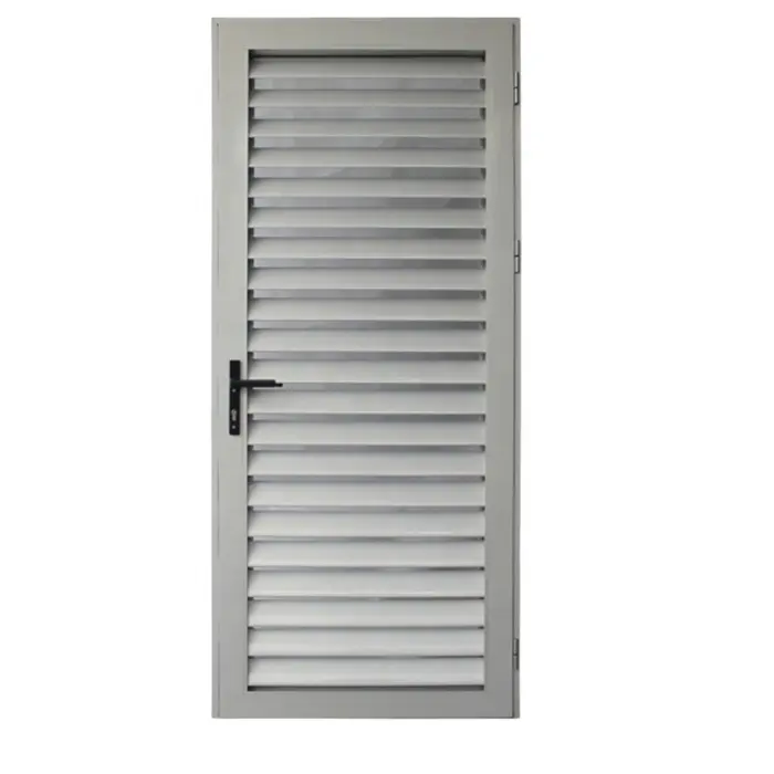 Louver Shutter Handle Lock Aluminum Alloy Louver doors And Windows With Fixed Blade