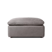 Ensemble de canapés modulaires sectionnels en cuir véritable, meubles de salon modernes, canapé en forme de L pour villa, hôtel, appartement, personnalisable