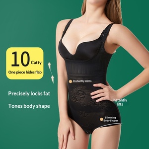 Corset amincissant pour femme, version améliorée, à maille antibactérienne, avec soutien triangulaire, pour le ventre, la <span class=keywords><strong>taille</strong></span> et les hanches, <span class=keywords><strong>grande</strong></span> <span class=keywords><strong>taille</strong></span> - Product Image 4