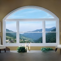Fenêtres coulissantes en aluminium de style américain, insonorisées et antivol, pour salon, fenêtre de toit.