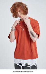 T-shirt noir surdimensionné de haute qualité pour hommes, imprimé en relief, design de créateur, vente en gros au meilleur prix, pour femmes - Product Image 2