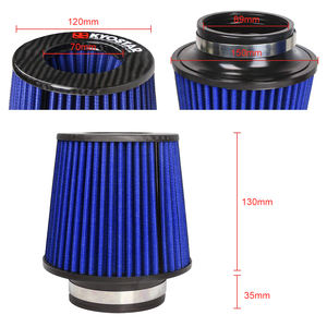 מסנן קונוס פטריות אוניברסלי עם <span class=keywords><strong>3</strong></span>.5 clamp ''89 מ" מ זרימה גבוהה אינlet קצר איל אדום קר צריכת אוויר קר - Product Image 2