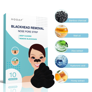Fábrica de colágeno nariz hidrocoloide parches Nasal Blackhead nariz tira adhesiva nariz tira de poros tira de espinillas para el cuidado de la piel - Product Image 6
