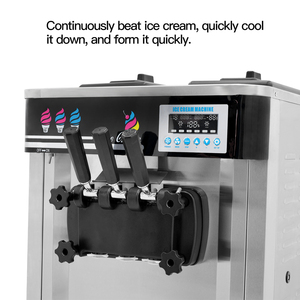 Commercial <b>Ice</b> <b>Machine</b> With Screen <b>Ice</b> <b>Machine</b> 3 Flavors 3 Mixes Soft <b>Ice</b> <b>Machine</b> Soft <b>Ice</b> <b>Machine</b> for Sale - Product Image 2