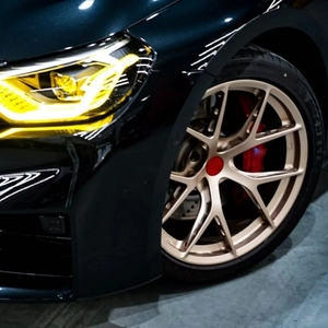 Cerchi Forgiati SHIN per FI <span class=keywords><strong>R</strong></span> Design, Monoblocco a Razze Cave, 18 19 20 21 Pollici, 5x120 5x112 per BMW M3 M4 Audi RS5 Porsche - Product Image 4