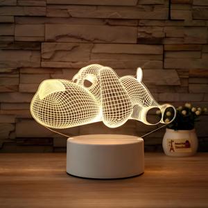 Wholesale 3D Night <b>Lights</b>, 3D <b>LED</b> <b>Lights</b>, Acrylic Night <b>Lights</b>, Custom Patterns, Festival Gifts From Lighting Factory. - Product Image 1