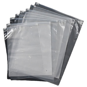 Customized Frosted Resealable <b>Bag</b> Children Clothing <b>Garment</b> <b>Bags</b> With Slider Zip - Product Image 1