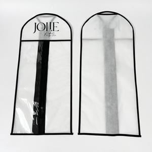ชุดวิกผมพีวีซีแบบใสยาวกันฝุ่นพร้อมที่แขวนติดโลโก้ออกแบบได้เอง - Product Image 2