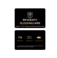 Carte anti-RFID en gros, carte anti-vol, carte anti-NFC, bloqueur de signal pour la protection des cartes de crédit