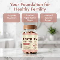 Capsules de fertilité pour femmes à base de plantes, marque privée OEM ODM, avec effet antioxydant, pour adolescentes ou femmes enceintes