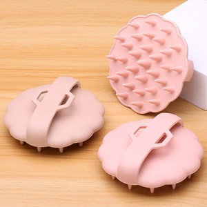 Silicone <b>Shampoo</b> <b>Brush</b> Anti Itch Massage Comb For Hair Cleaning Scalp Care Tool - Product Image 2