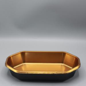 Thanh lịch Vàng & Đen Pet nhựa Bát bán buôn thanh Lịch Tấm & bát - Product Image 2