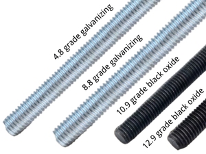 1 mètre 2 mètres 3 mètres haute résistance 8.8 10.9 12.9 grade dents plomb vis filetage barre tige - Product Image 2