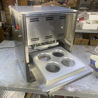 Machine de scellage d'emballages en plateau, directe usine, scelleuse automatique mains libres pour boîtes en aluminium, pour lait de soja, miel et gobelets de capsules