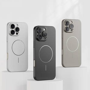 Nueva funda de teléfono móvil ultrafina delgada a prueba de golpes de alta calidad para iPhone 16 Pro Max 15 14 13 funda trasera de lujo funda magnética - Product Image 1