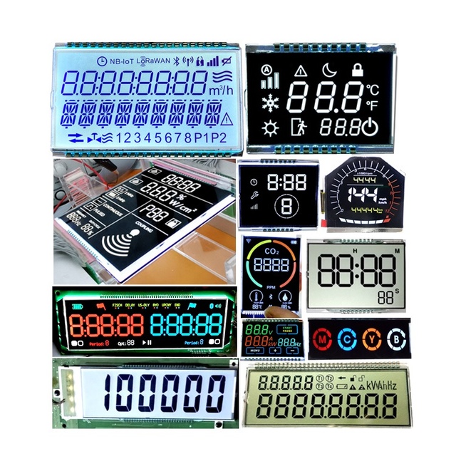 Manufacturer OEM Factory Price Customize LCD Display Monochrome LCD Screen Customization Custom Made LCD With Metal Pins