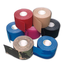 Bande de kinésiologie économique en coton et polyester 5 cm x 5 m, adhésif puissant, ruban sportif, fournisseur en gros
