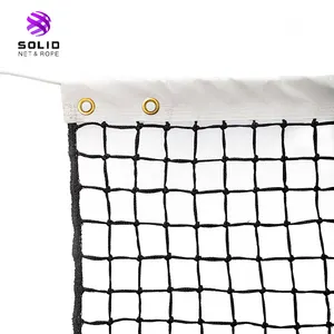 Enkellaags Geknoopt Net Gevlochten Hot-Selling Polyethyleen Strandtennisnet Voor Buitensporten