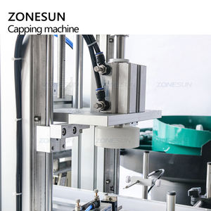 ZONESUN automatique en plastique larme-bande inviolable bonbons chewing-gum bouteille bouchon de bureau pressage Machine avec chargeur vibrant - Product Image 3