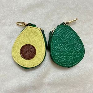 กระเป๋าใส่เหรียญแฟชั่น PU ลายอะโวคาโดแบบใหม่น่ารัก สามารถแขวนได้ ใช้เก็บหูฟังและของจุกจิกได้ - Product Image 2