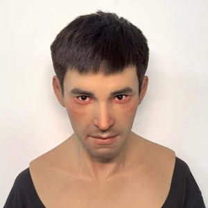 Masques réalistes en silicone pour cosplay, fabriqués directement en usine, avec cheveux, barbe et rides, pour <span class=keywords><strong>acteur</strong></span>, cosplay, travesti - Product Image 5