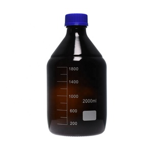 Huke logo personalizzato 100 250 500 1000 2000ml bottiglie di reagente ambra fase mobile duran bottiglia per solvente su misura - Product Image 6
