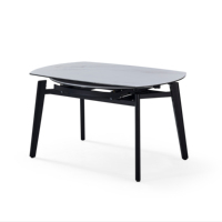 Juego de Comedor de Lujo Estilo Nórdico Retro Antiguo para 4 Personas, Hecho de Piedra, Estilo Moderno, Muebles Multiusos para Casa, Villa u Hotel