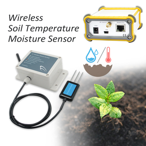 Système de capteur de température et d'humidité du sol sans fil pour l'agriculture, étanche IP65, connectivité Ethernet - Product Image 1