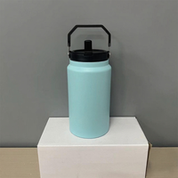 Nouvelle Tendance : Gobelets Isothermes Américains en Acier Inoxydable de 50 oz avec Couvercle, Personnalisables par Sublimation et Revêtement Poudré, Maintien Thermique 6-12 Heures
