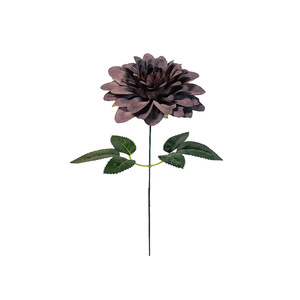 Fleur de dahlia en soie, tige unique, 22 cm, décoration de mariage, accessoire de décoration pour la maison - Product Image 5