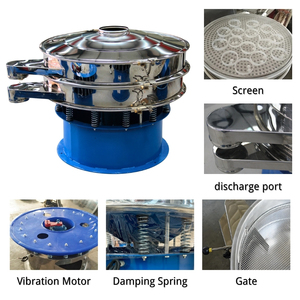 Công nghiệp Graphite bê tông đất sét grog hạt tròn rung màn hình sàng tách máy thiết bị - Product Image 3