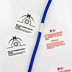 Tùy chỉnh không thấm nước kim loại ngoài trời dính Sticker Nhãn cáp cho người tiêu dùng thiết bị điện tử - Product Image 4