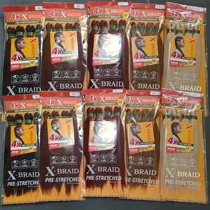 Offre Spéciale : Mèches tressées pré-étirées 4X, 38 pouces, pour tressage facile, fibres thermoformables à l'eau chaude, extensions capillaires brutes africaines - Product Image 2