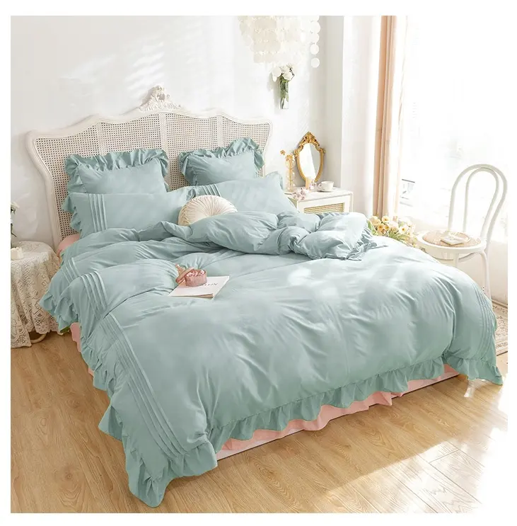 Customized Comfortable Multi-colored Quality Full Size Bed Sheet Hotel Luxury Bedding Set