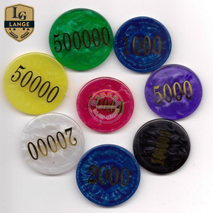 <span class=keywords><strong>Fichas</strong></span> <span class=keywords><strong>de</strong></span> Póker Acrílicas Profesionales <span class=keywords><strong>de</strong></span> Alta Seguridad con Superficie Lisa, Personalizadas con Logotipo y <span class=keywords><strong>Valor</strong></span>, para Casino - Product Image 3