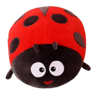 019 Cute Ladybug Stuffed Animal Plush Beetle Soft Toy Children's Gift Ladybug Plush Pillow