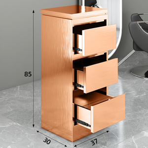 New Silver Gold Barber Shop Station Armoires murales pour <span class=keywords><strong>salon</strong></span> de coiffure - Product Image 4