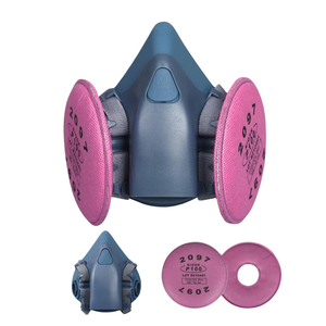 หน้ากากครึ่งหน้าเครื่องช่วยหายใจหน้ากาก7502อากาศพร้อมตัวกรอง2097วาล์วอากาศหน้ากากช่วยดับเพลิง - Product Image 2