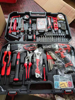 Promotion Exceptionnelle : Kit d'Outils Robuste Multi-pièces pour la Maison – Ensemble Complet avec Vis, Testeur de Tension, Clé et Marteau