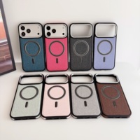 Étui de téléphone robuste 3-en-1 en TPU+PC avec revêtement magnétique N52, résistant aux chocs, compatible avec les modèles 15/14/16E/16 Pro