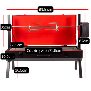 <span class=keywords><strong>Griglia</strong></span> Pieghevole a <span class=keywords><strong>Carbone</strong></span> con Motore a Batteria 3V per Campeggio e Viaggi, Picnic all'Aperto - Product Image 4