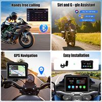 Unité CarPlay et Android Auto toutes saisons pour moto : Prise en charge BSD/RC, TPMS, caméra et commande vocale (ODM/OEM)