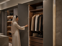 Profil de bande LED pour éclairage de meubles de luxe, solution d'éclairage intérieur pour armoire de rangement d'hôtel YB1022-43