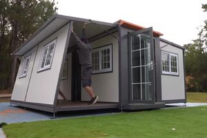 Solution de villa modulaire de luxe 2-3 chambres : Maison préfabriquée entièrement équipée de 3 <span class=keywords><strong>à</strong></span> 12 mètres, prête <span class=keywords><strong>à</strong></span> l'emploi, avec salle de bain principale intégrée - Product Image 3