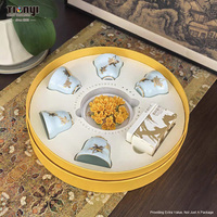 Boîte d'emballage en papier ronde personnalisée avec insert pour tasse à café, produits en céramique, emballage cadeau, boîte en carton imprimée