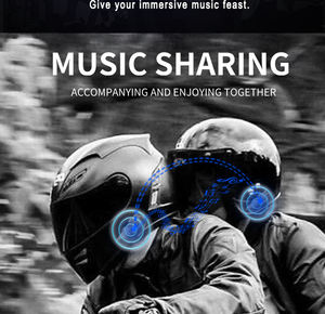 Maxto X2 2 Всадники мотоциклетный шлем Bluetooth домофон гарнитура - Product Image 2